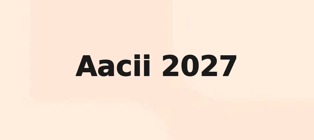 Aacii 2027