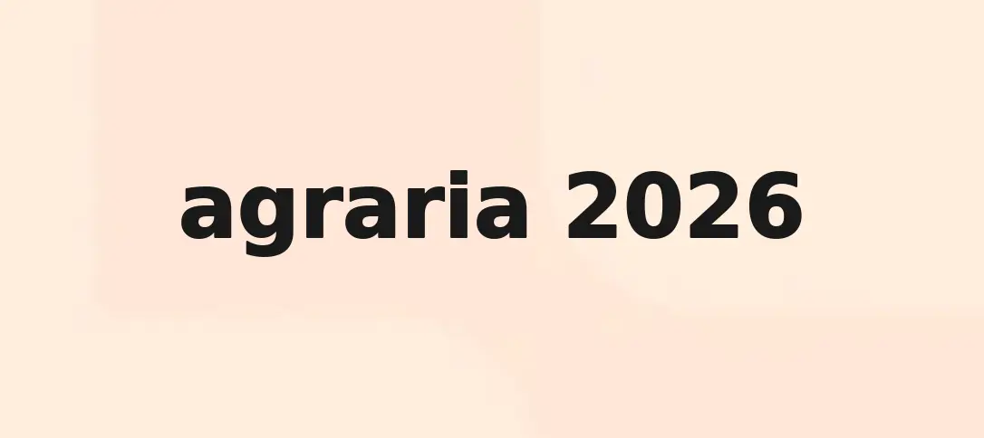 agraria 2026