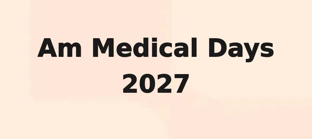 Am Medical Days 2027