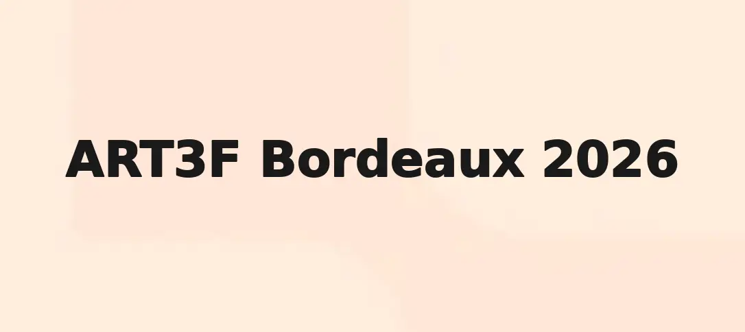 Art3f Bordeaux 2026
