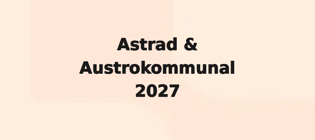 Astrad & Austrokommunal 2027