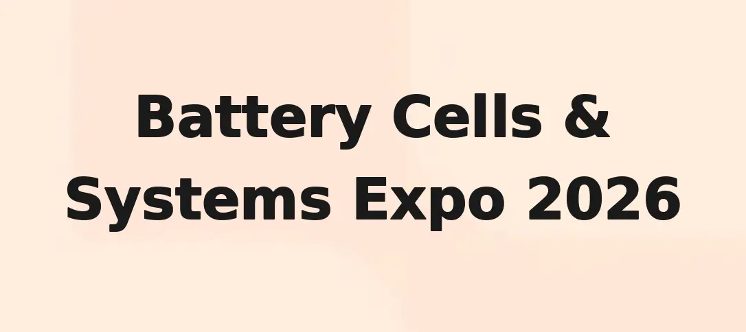 Battery Cells & Systems Expo 2026