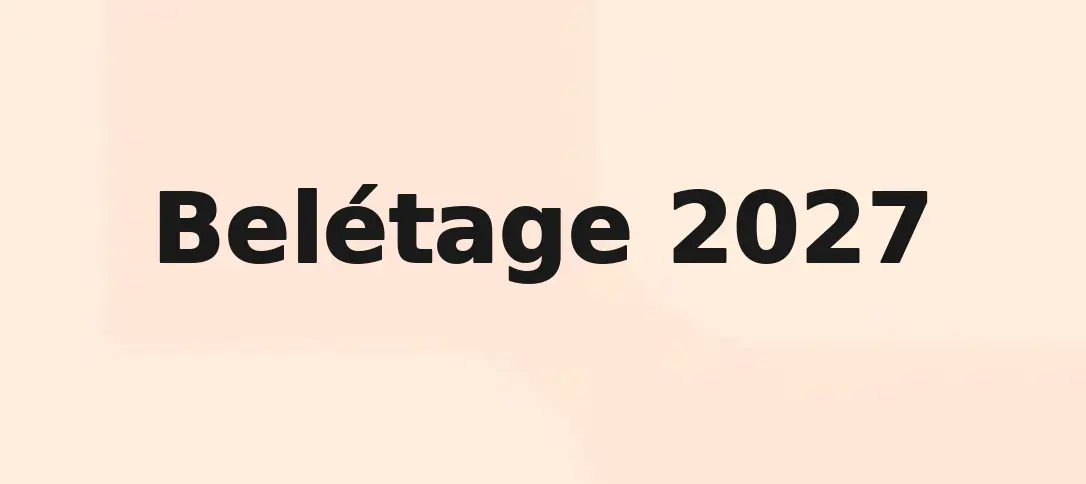Belétage 2027