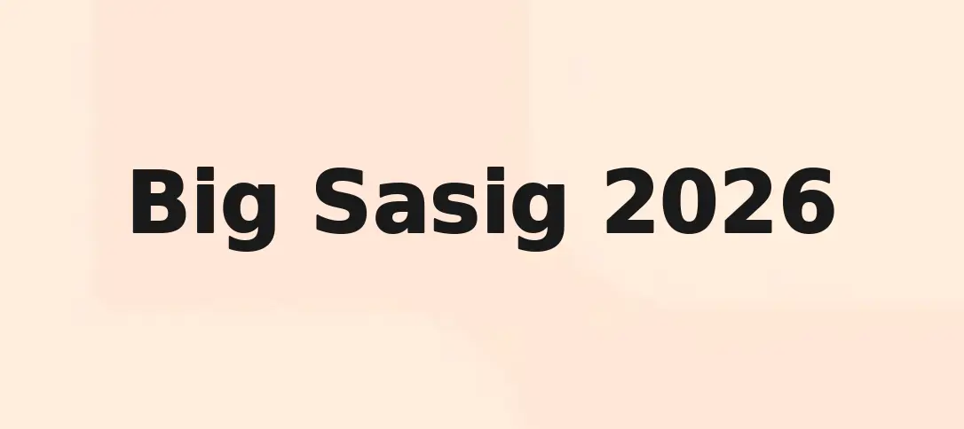 Big Sasig 2026