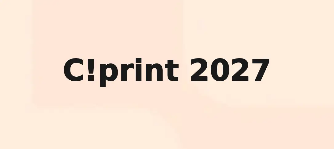 C!Print 2027