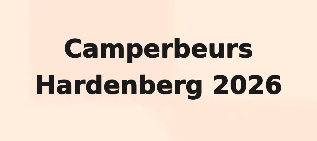 Camperbeurs Hardenberg 2026