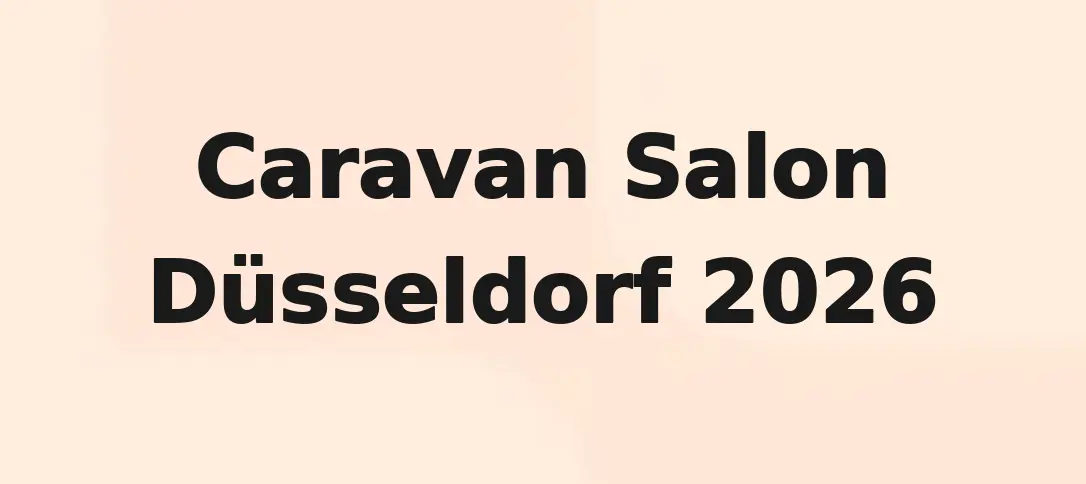 Caravan Salon Düsseldorf 2026