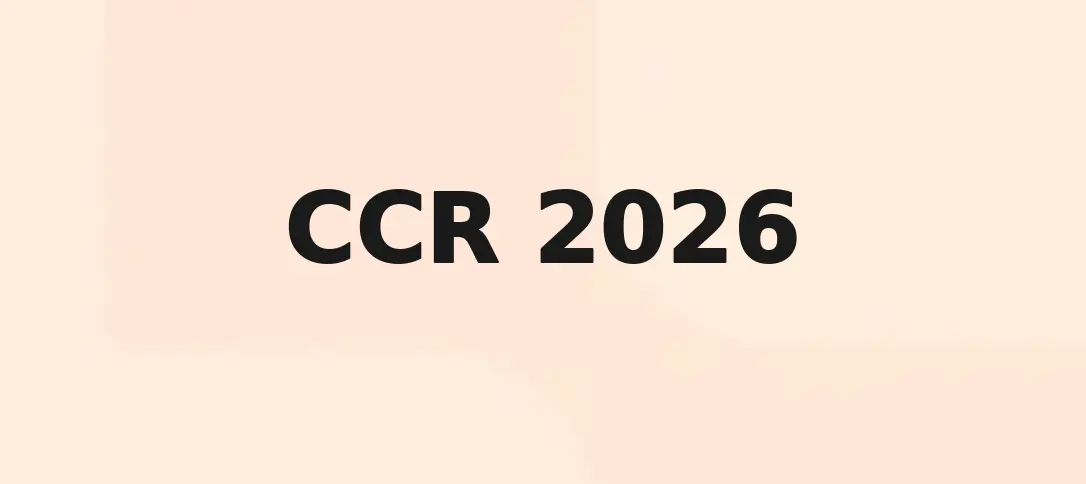 CCR 2026