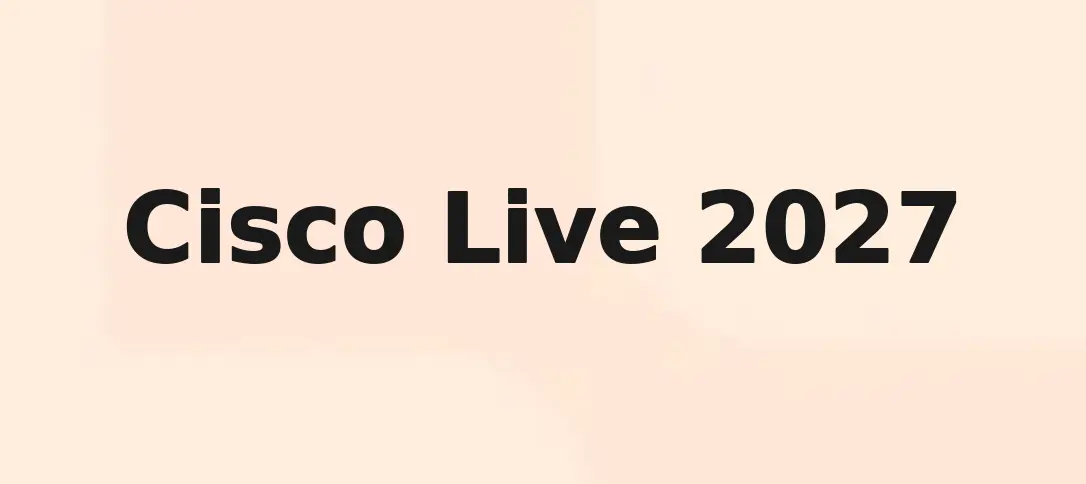 Cisco Live 2027