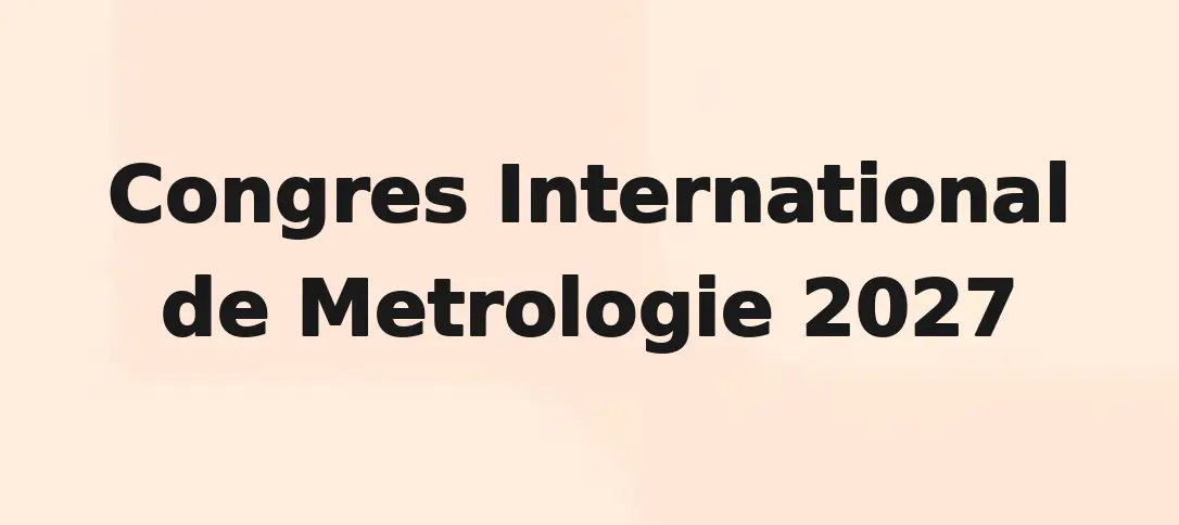 Congres International de Metrologie 2027