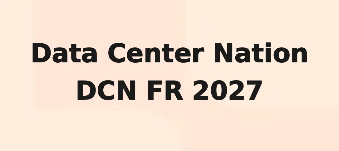 Data Center Nation DCN FR 2027