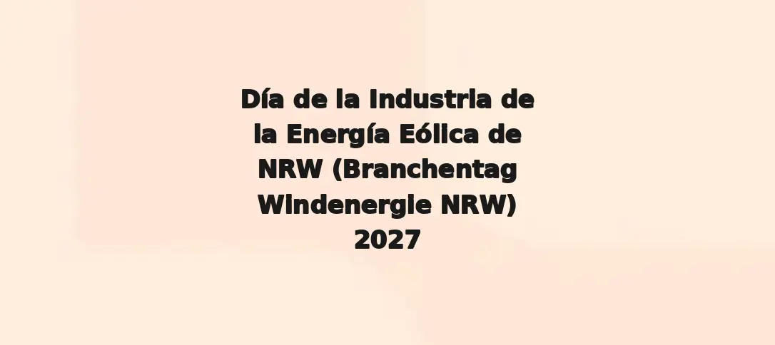 Branchentag Windenergie NRW