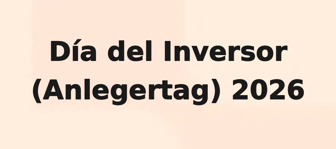 Investor Day (Anlegertag) 2026