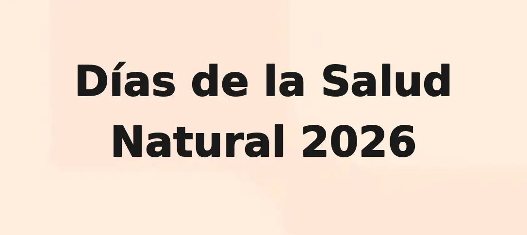 Días de la Salud Natural 2026