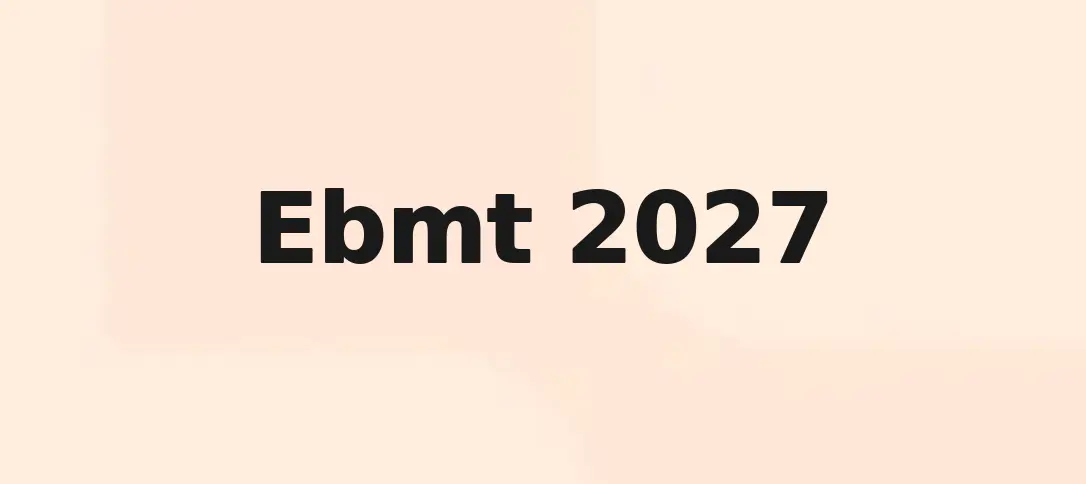 Ebmt 2027