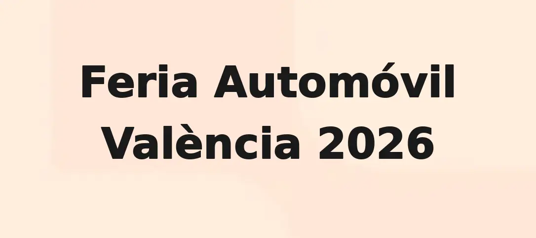 Feria Automóvil València 2026