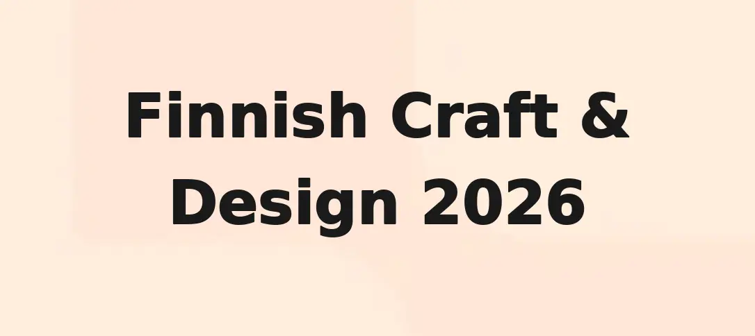 Finnish Craft & Design 2026