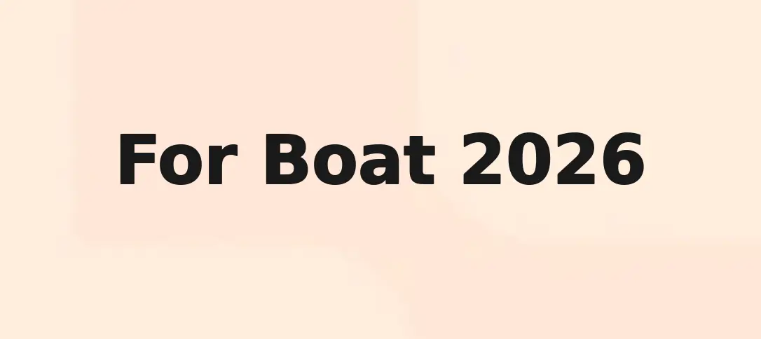 For Boat 2026