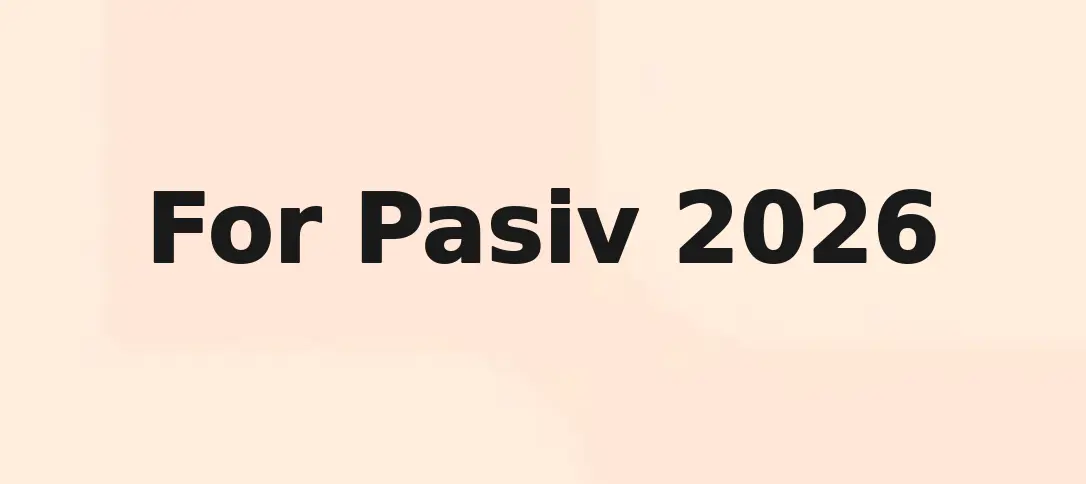 For Pasiv 2026