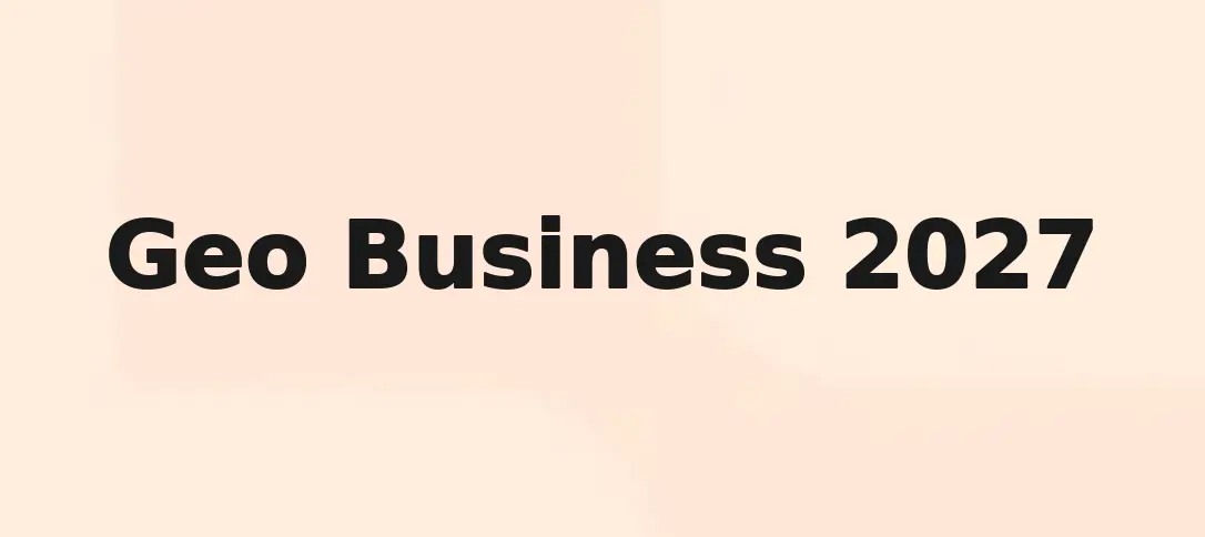Geo Business 2027