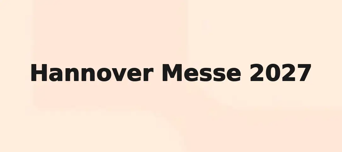 Hannover Messe 2027