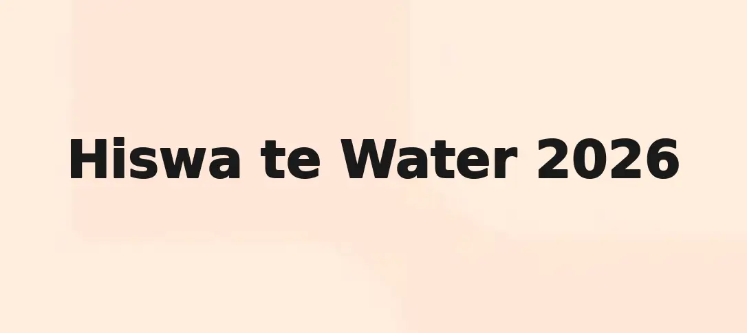 Hiswa te Water 2026