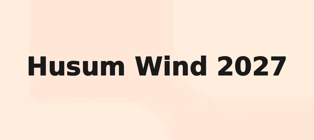 Husum Wind 2027