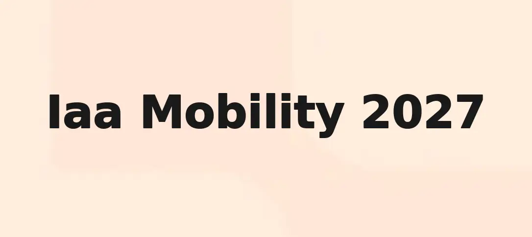 Iaa Mobility 2027