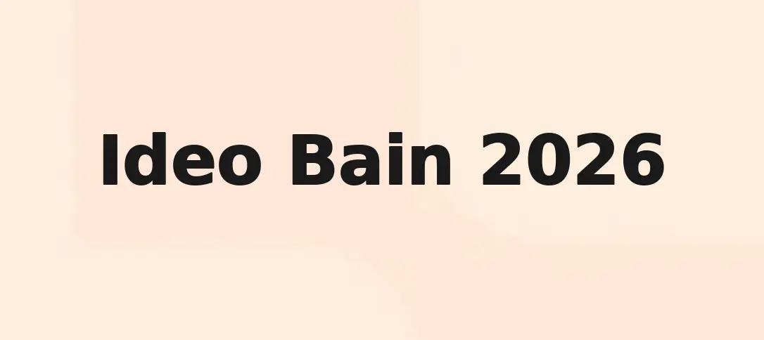 Ideo Bain 2026