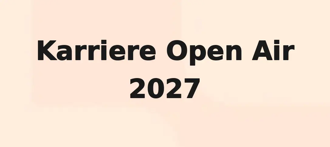 Karriere Open Air 2027