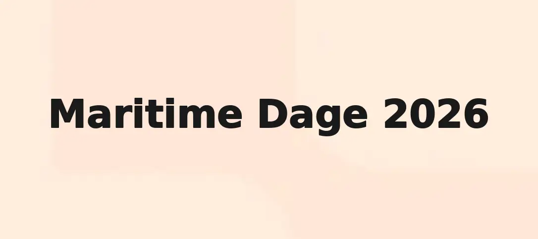 Maritime Dage 2026