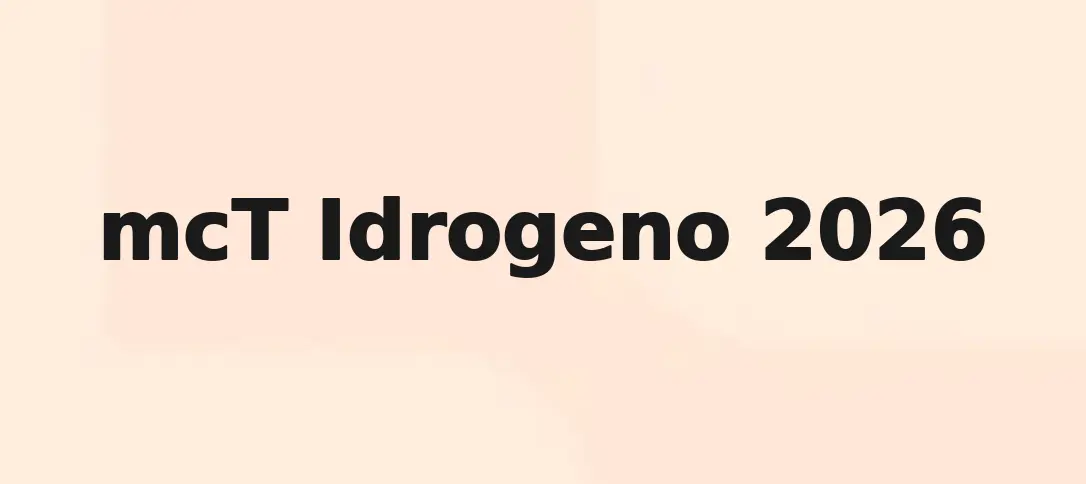 mcT Idrogeno 2026