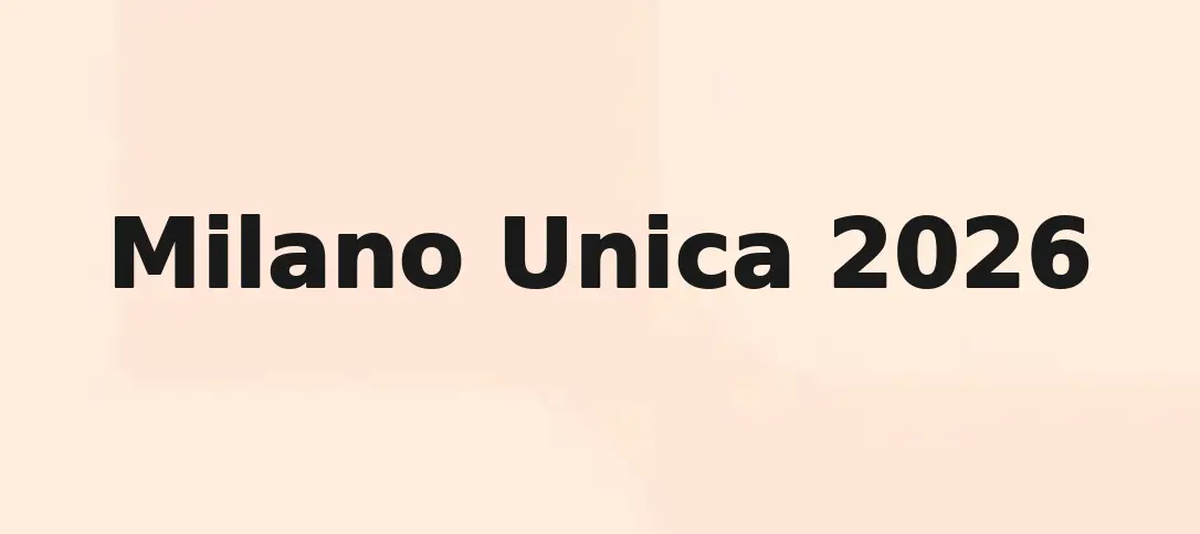 Milano Unica 2026