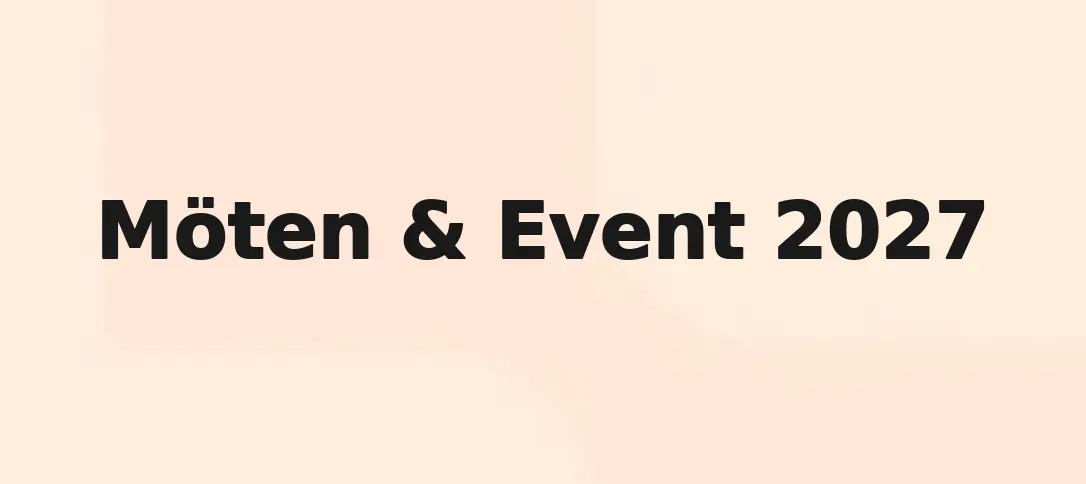 Möten & Event 2027