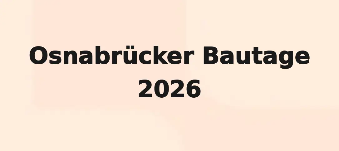 Osnabrücker Bautage 2026