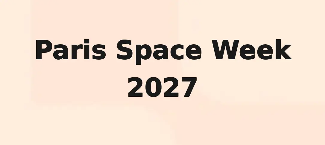 Paris Space Week 2027