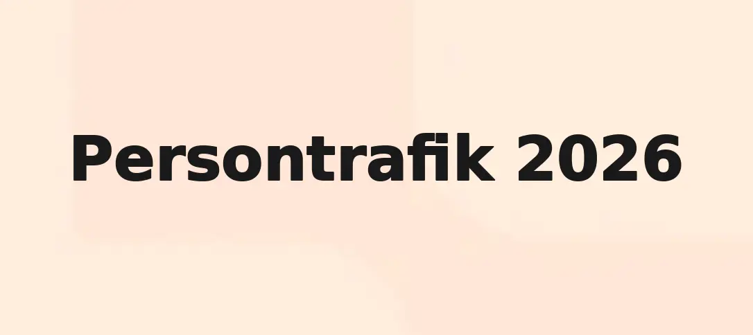Persontrafik 2026