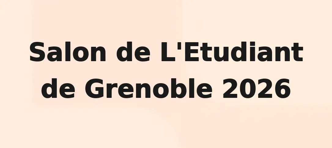 Salon de L'Etudiant de Grenoble 2026
