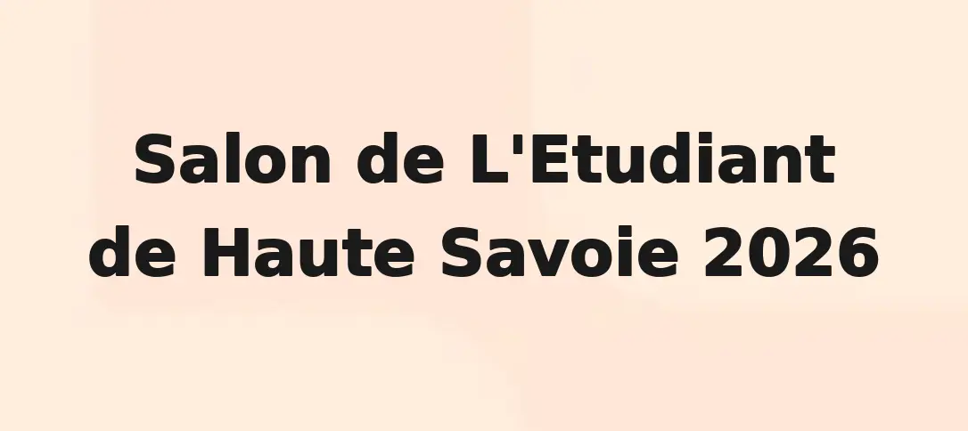 Salon de L'Etudiant de Haute Savoie 2026