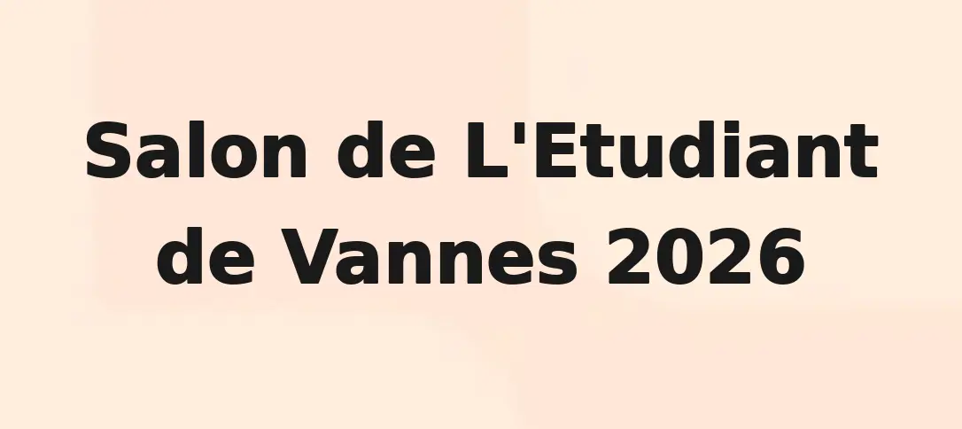 Salon de L'Etudiant de Vannes 2026
