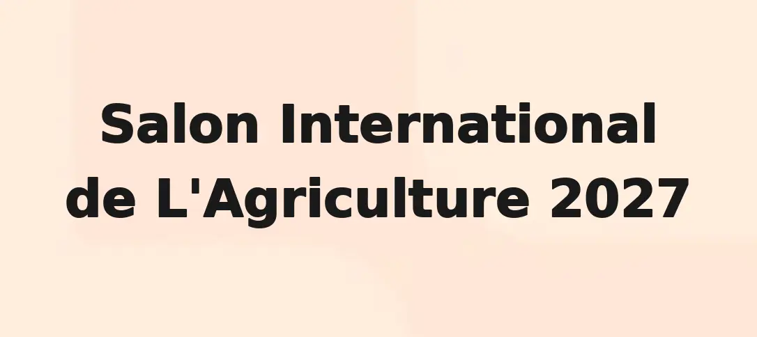 Salon International de L'Agriculture 2027