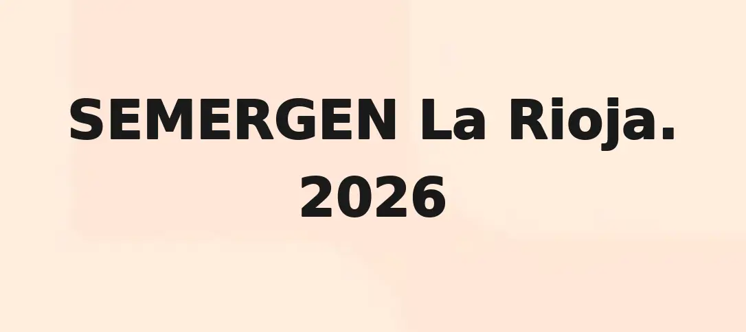 SEMERGEN La Rioja. 2026