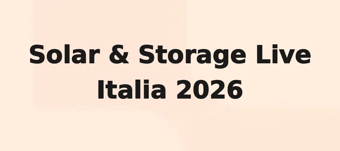 Solar & Storage Live Italia 2026