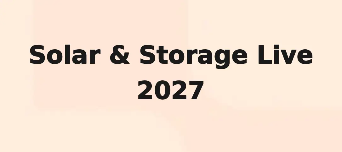 Solar & Storage Live 2027