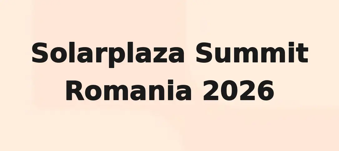 Solarplaza Summit Romania 2026