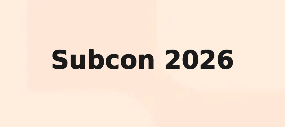 Subcon 2026