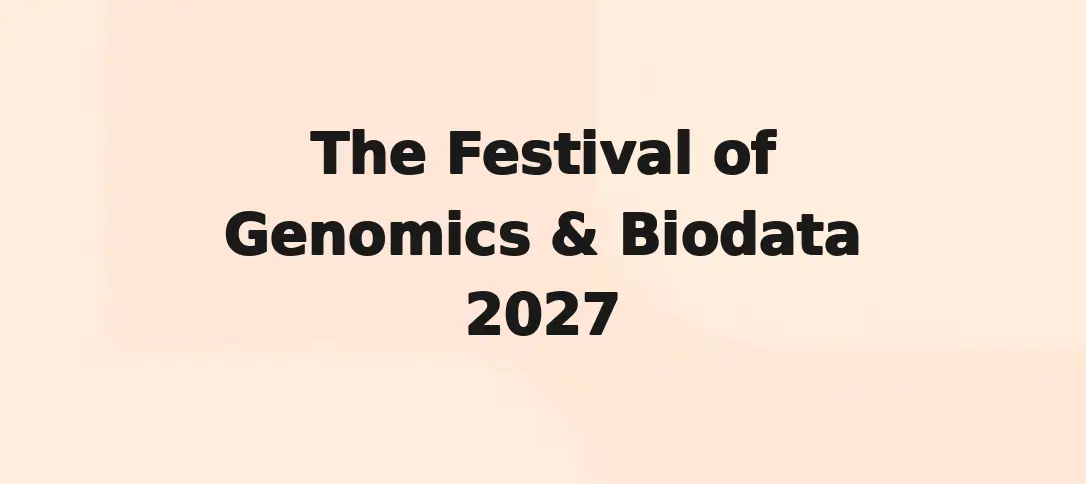 The Festival of Genomics & Biodata 2027