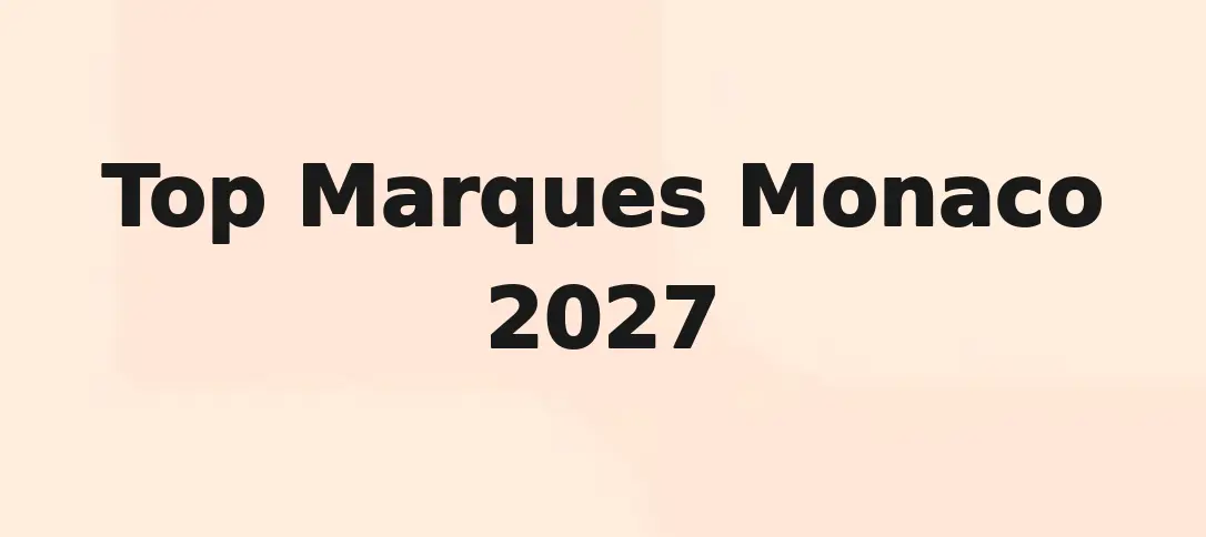 Top Marques Monaco 2027