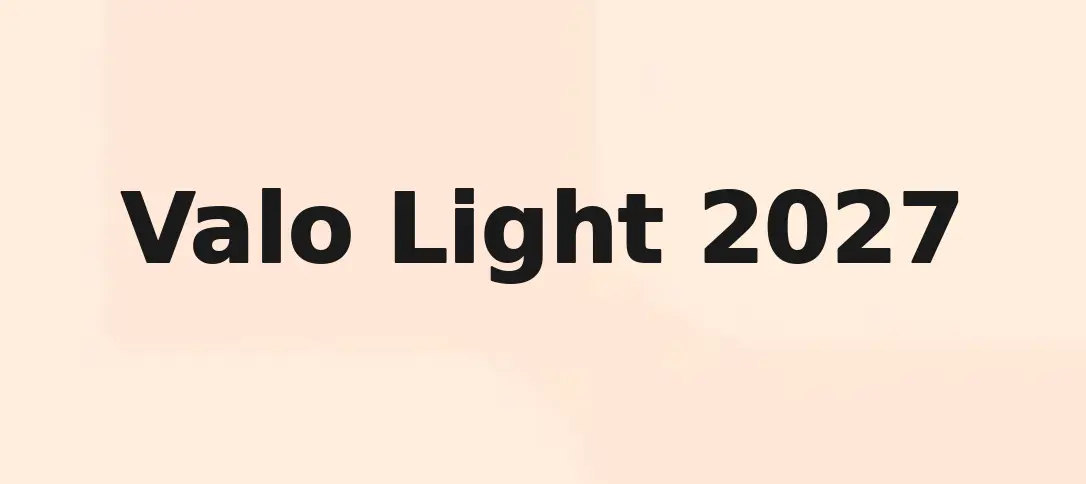 Valo Light 2027