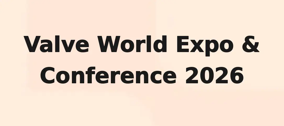 Valve World Expo & Conference 2026